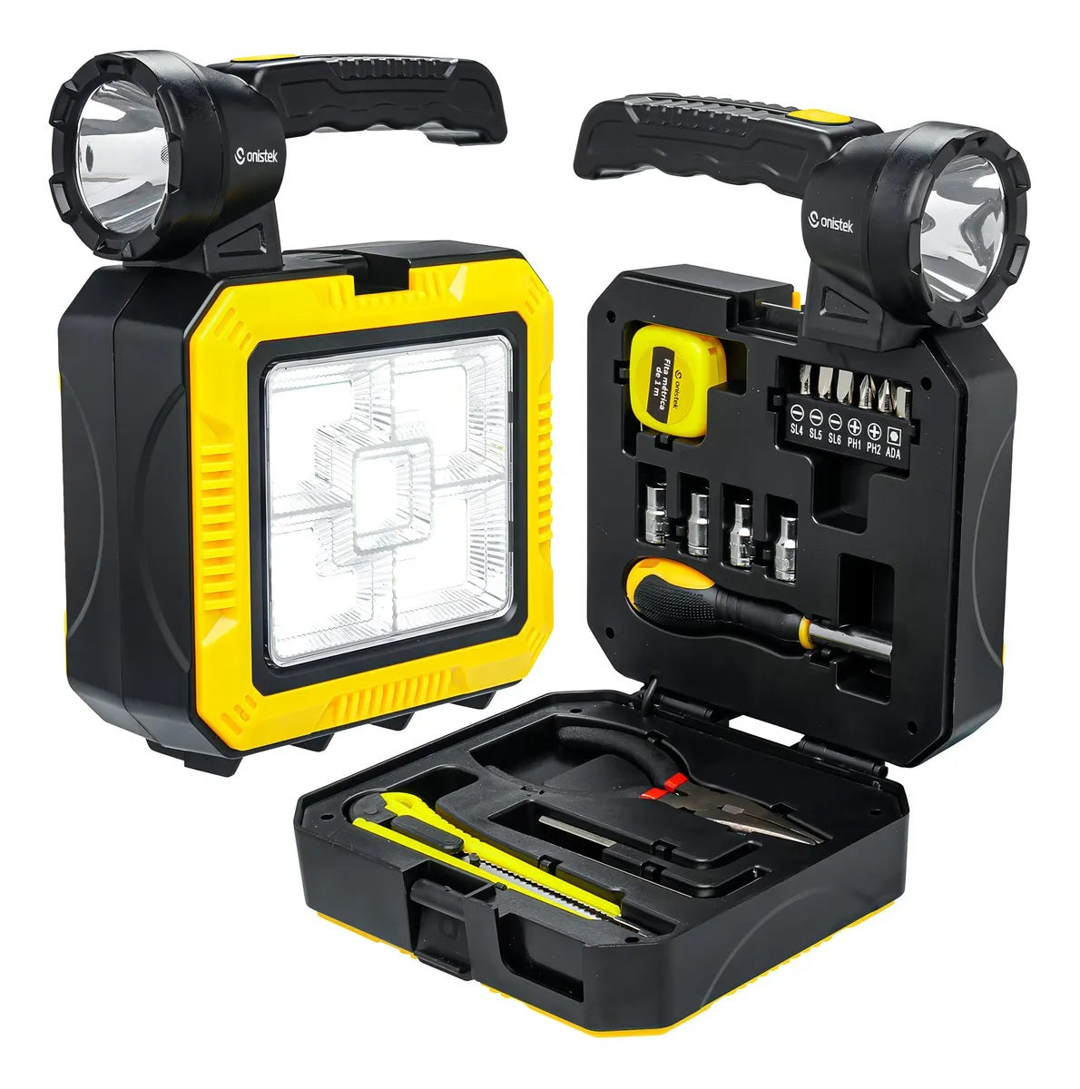 Linterna Lampara Solar + Kit De Herramientas