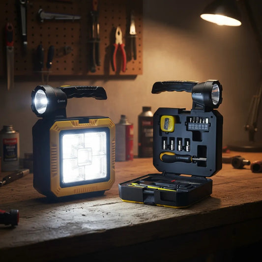Linterna Lampara Solar + Kit De Herramientas